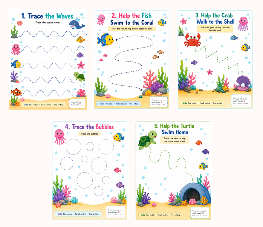 Preview of Ocean Tracing Fun